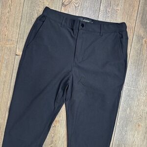 Cuts AO Jogger Mens Black Performance Tapered Pants Size Medium